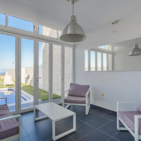 Elisabetta, Luxury With Heated Pool Ocean View In Adeje, Tenerife Villa